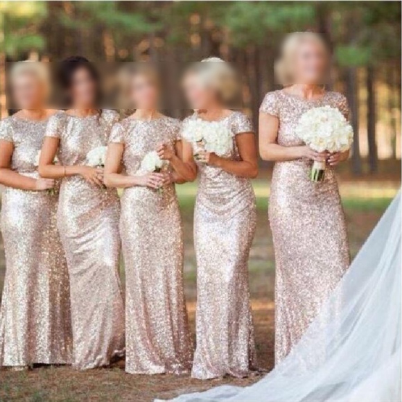OkBridal Dresses & Skirts - Sequin bridesmaid dress